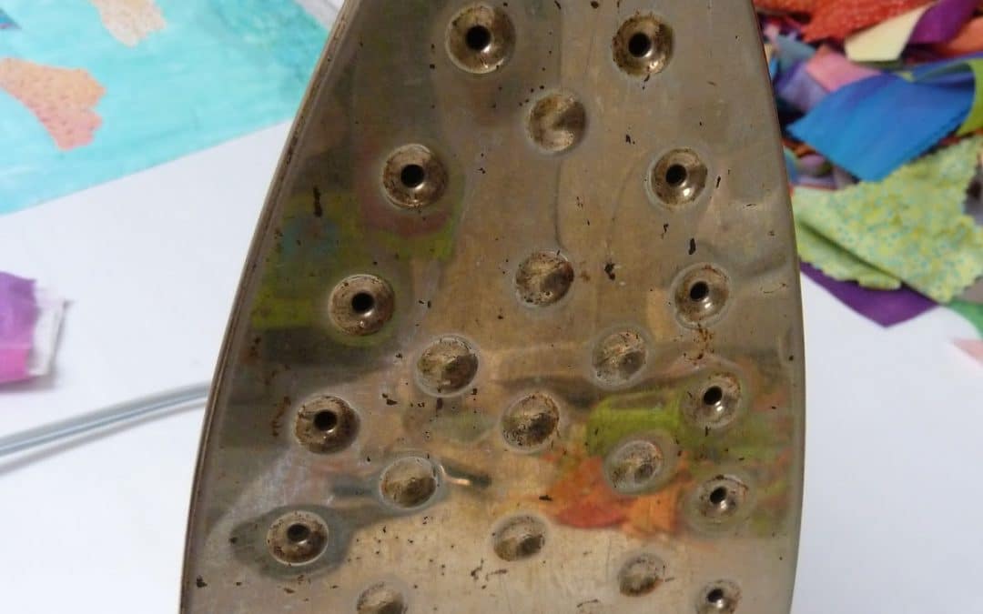 how to clean an iron soleplate